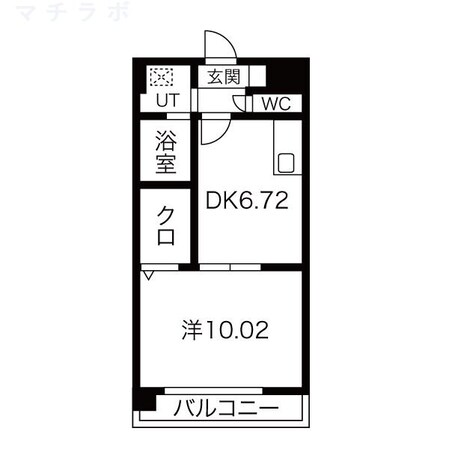 車道駅 徒歩5分 4階の物件間取画像